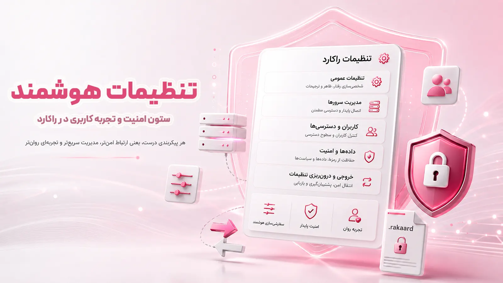 انتقال امن تنظیمات راکارد؛ از خروجی‌گیری تا درون‌ریزی پیکربندی
