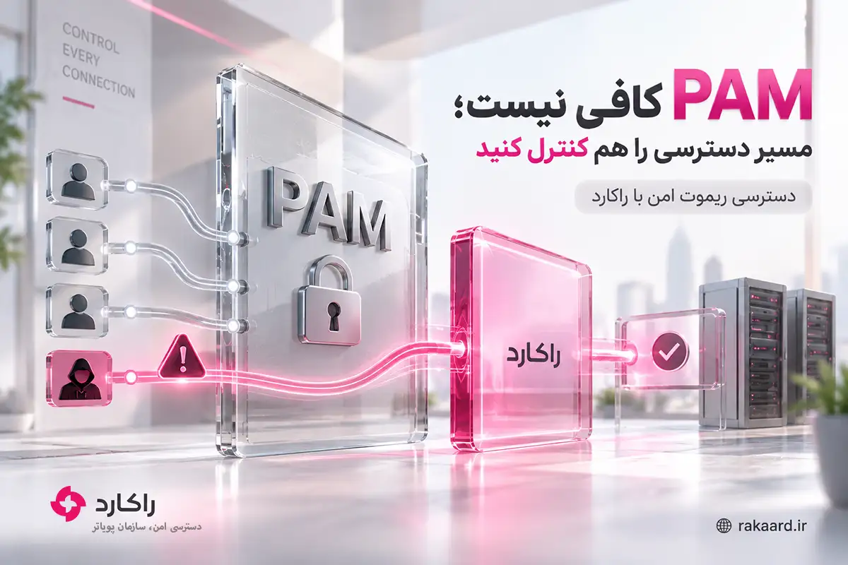 PAM کافی نیست؛ دسترسی ریموت را با راکارد کنترل کنید