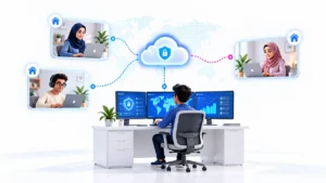 دسترسی امن از راه دور کارکنان به زیرساخت سازمان در شرایط دورکاری اضطراری